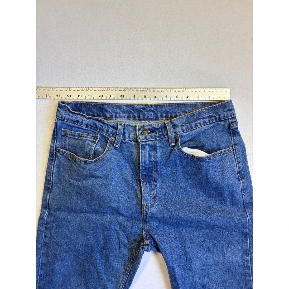 Levi's 505 Men's Straight Blue Jeans W34 L30 Medium Wash